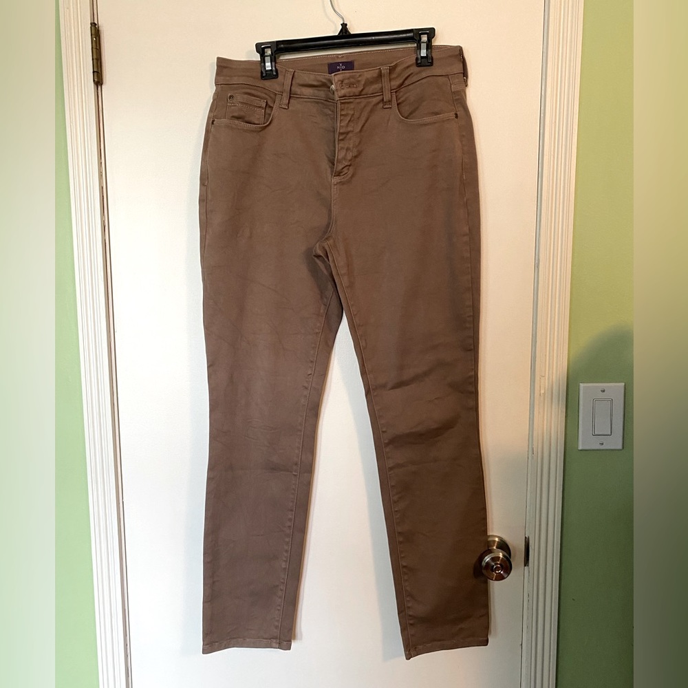 NYDJ Women's Skinny Pants in Brown